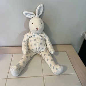Carrots Plush blue polka dot bunny